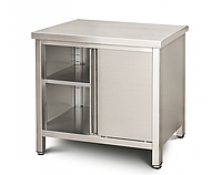 Гастрономічна шафа з нержавіючої сталі - робочий стіл з нержавіючої сталі - 90