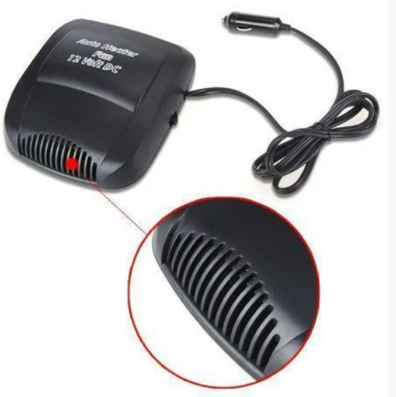 Нагрівач салону автомобіля Car Fan 150W 12 volt Чорний (KG-972), фото 1