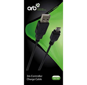 Кабель для зарядки геймпадів Xbox One (3м, ORB)