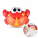 Іграшка для купання Bubble Crab 2028 музичний генератор піни краб, фото 9