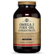 Омега-3 (Риб'ячий жир) Solgar Omega 3 Fish Oil Concentrate 120 капсул, фото 3