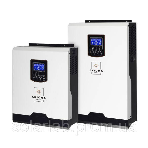 AXIOMA energy Гібридний ДБЖ 3000Вт, 24В + контролер ШІМ 50А, ISPWM 3000, AXIOMA energy