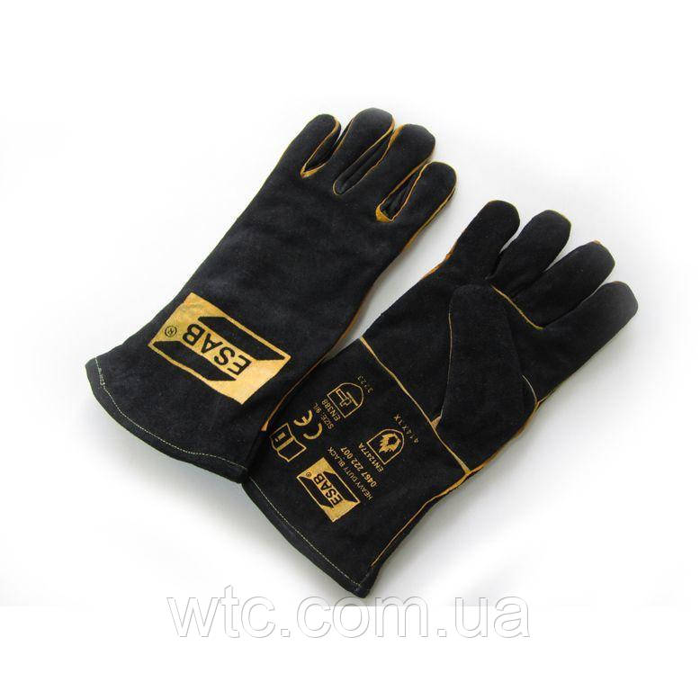 Heavy duty Black welding glove Рукавиці для зварювання в умовах підвищеного навантаження