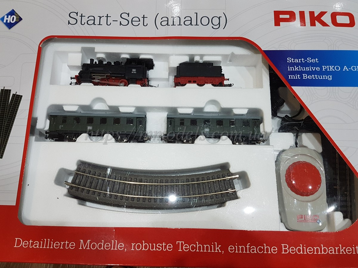 Дитяча Залізниця PIKO 57112 Стартовий набір пасажирський поїзд, масштабу H0