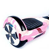 Гироскутер Smart Balance Wheel 6.5 дюймів рожевий камуфляж для дітей і дорослих. Гироборд дитячий, фото 4