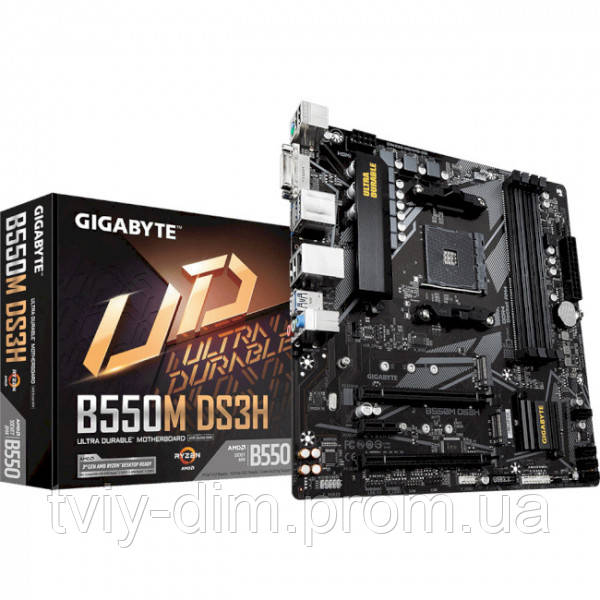 Материнська плата Gigabyte B550M DS3H (код 1146636)