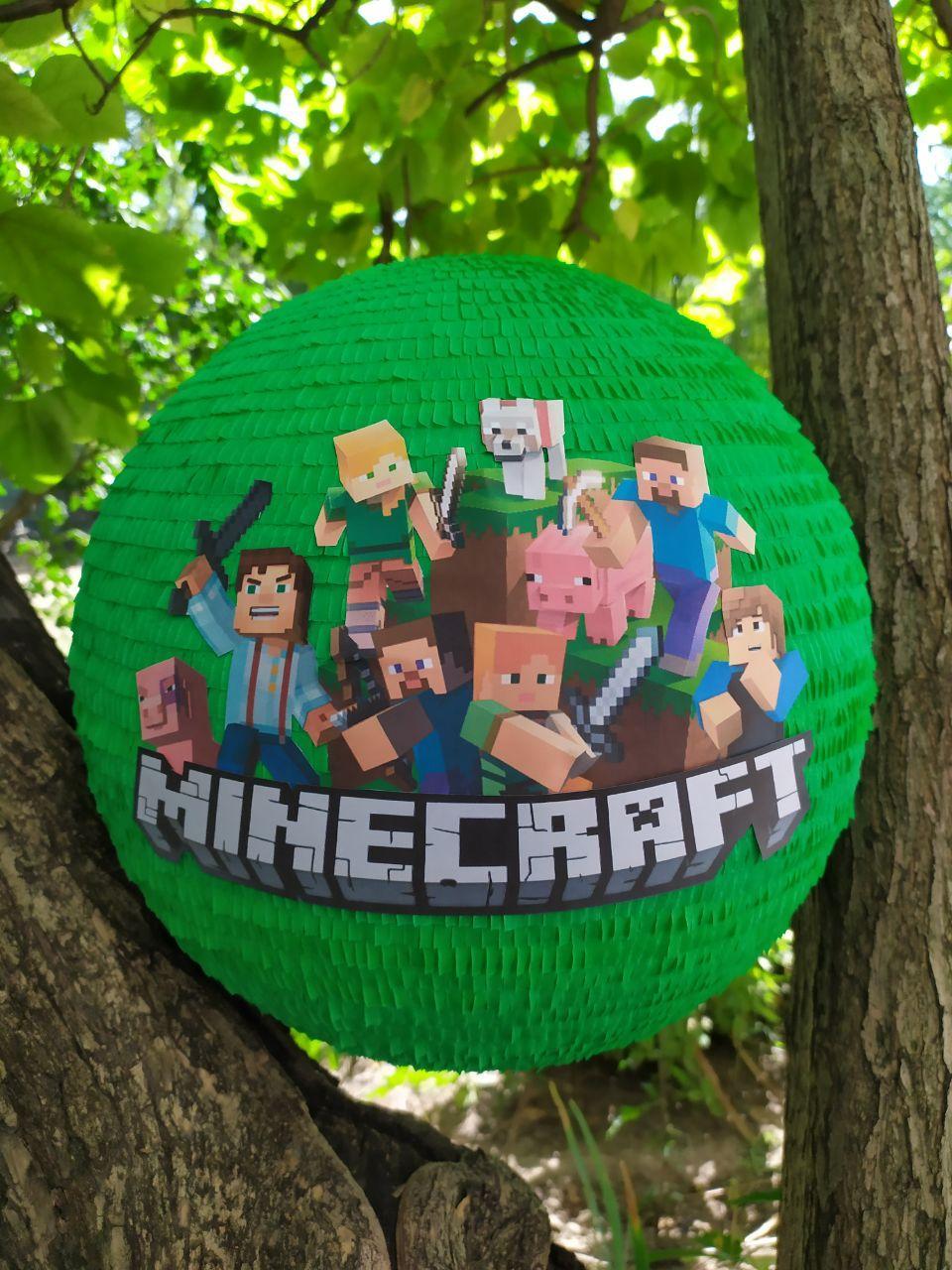 Велика VIP Пінята ПРЕМІУМ Якості. MineCraft МайнКрафт Є розміри.