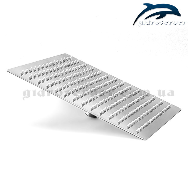 Верхня лійка тропічного душу для душової системи прихованого монтажу SSD-13 з розміром 250 на 250 мм.