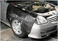 Накидка на крыло с песочными навесами