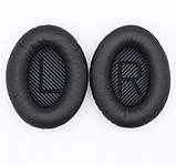 Амбушури для навушків Bose QuietComfort QC35 QC25 QC15 QC45 Soundlink SoundTrue AE2i SE Колір Чорний Black, фото 4