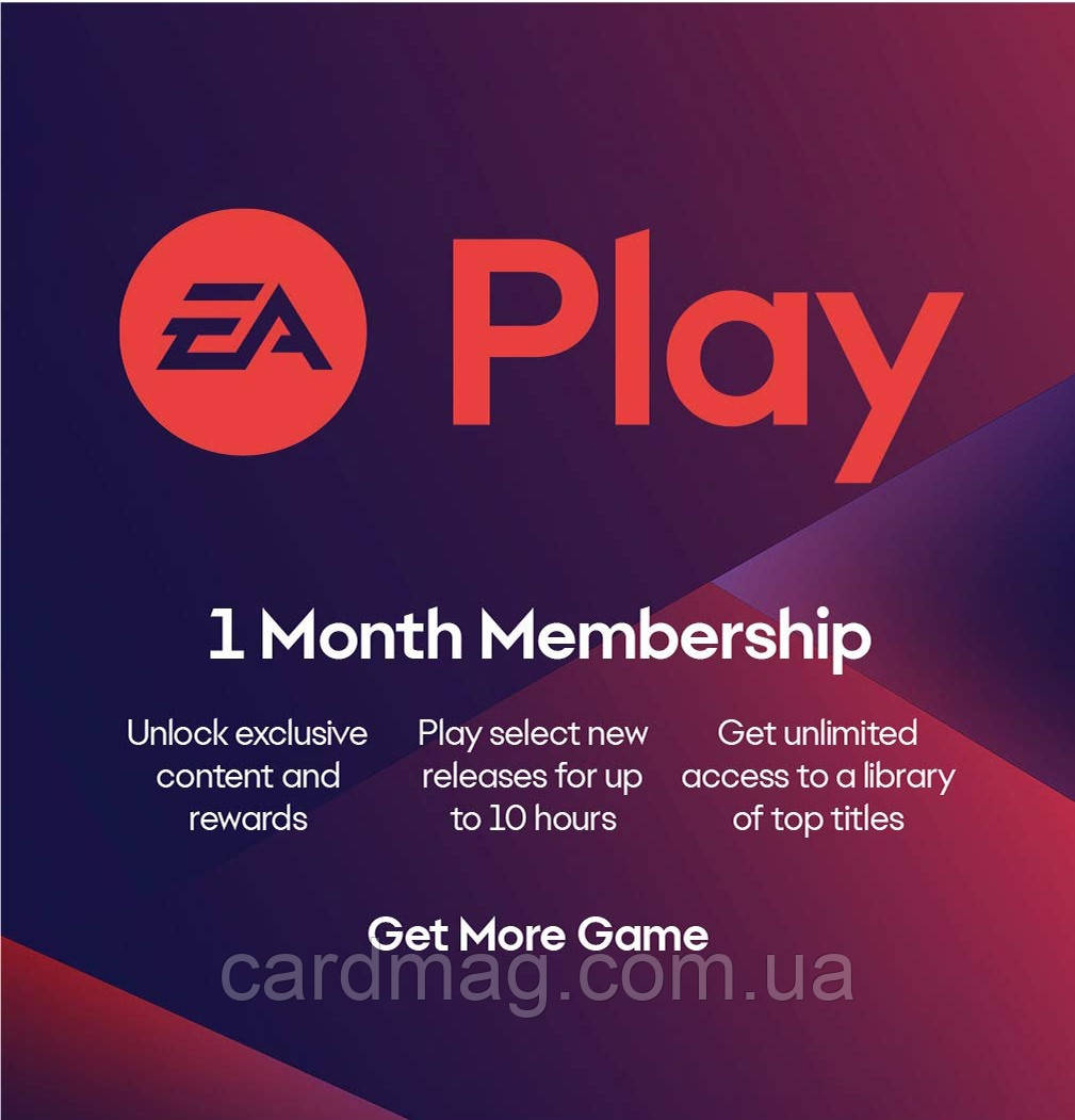 Підписка EA PLAY (EA ACCESS) - 1 Місяць (XBOX ONE) | Всі країни