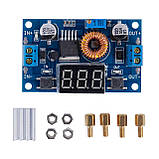 Знижувальний модуль перетворювач XL4015 (5 А) DC-DC з вольтметром, фото 4