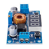 Знижувальний модуль перетворювач XL4015 (5 А) DC-DC з вольтметром, фото 7