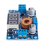 Знижувальний модуль перетворювач XL4015 (5 А) DC-DC з вольтметром, фото 5