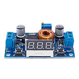 Знижувальний модуль перетворювач XL4015 (5 А) DC-DC з вольтметром, фото 3