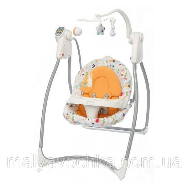 Гойдалка Lovin'Hug GRACO від народження (музика, 6 швидкостей, від мережі)