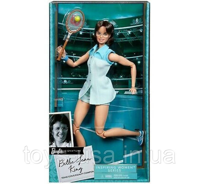 Барбі Біллі Джин Кінг Надихаючі жінки Barbie Inspiring Women Billie Jean King, фото 1