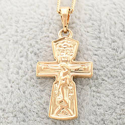 Хрестик Xuping 70270 розмір 30х15 мм позолота 18К