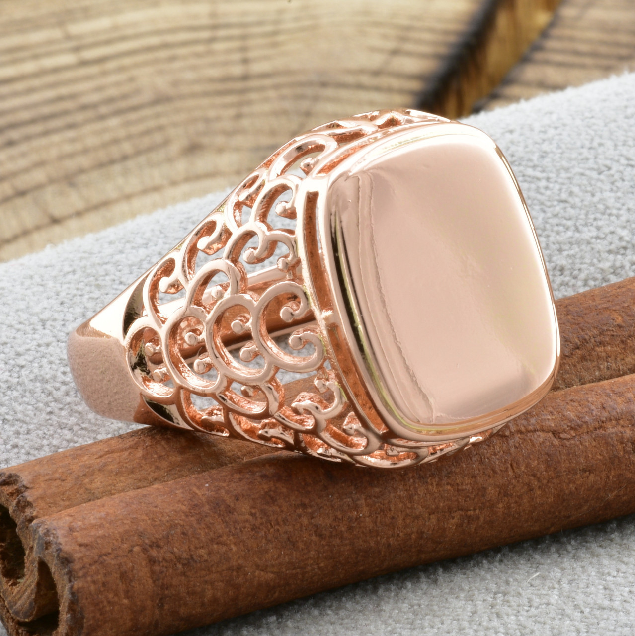 Печатка Xuping Витязь 13724 ширина 19 мм позолота РО розмір 24, фото 1