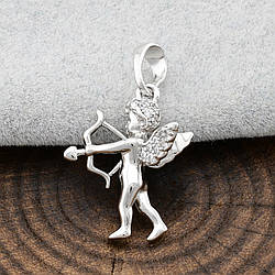 Кулон Xuping Купидончик для ланцюжка до 3 мм 81080 розмір 26х13 мм вага 1.5 г білі фіаніти позолота БЗ