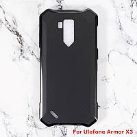 Силиконовый чехол Ulefone Armor X3 (black, черный)