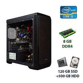 Vinga Smart Tower / Intel Core i3-9100F (4 ядра по 3.6 - 4.2 GHz) / 8 GB DDR4 / 120 GB SSD+500 GB HDD / nVidia, фото 1