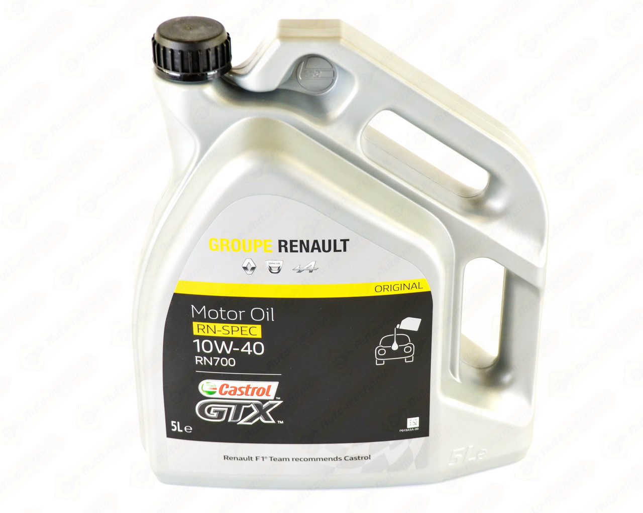 Моторна олива RENAULT - CASTROL 10W40 - Castrol GTX (5 liter) (ACEA A3/B3 / RN0700), фото 1