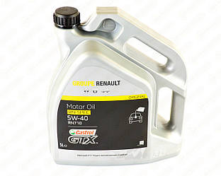 Моторна олива RENAULT - CASTROL 5W40 - Castrol GTX (5 liter) (ACEA A3/B4 / API SM/CF / RN 0700 / RN0710)