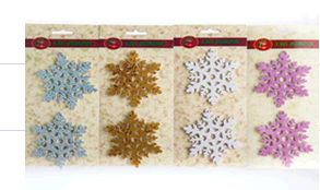 Набір сніжинок 10,5 см.