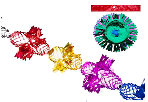 Гірлянда з фольги ажурна, фото 1