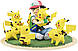Діорама 3D Сатоші та Пікачу Кишенькові Монстри Покемони Series Ash and Pikachu 12см Pokеmon 33.33, фото 3