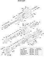 Главный насос 31NB-10022 (31NB-10020) для экскаватора Hyundai