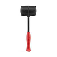 Киянка гумова 900 г, чорна INTERTOOL HT-0233