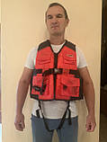 Страхувальний Рятувальний Жилет J19 Golden Catch, L, з карманами. До 90 кг, фото 4