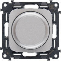 Димер поворотний 300 W Legrand Valena Allure Алюміній 752060+752047