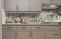 Вініловий кухонний фартух Стародавній Рим Колізей (наклейка кухні ПВХ плівка скіналі) вантажу Архітектура