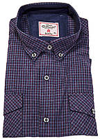 Сорочка чоловіча "Carlo Cottarelli". Бузкова карта. Довгий рукав