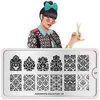 Трафарет для стемпінгу Fashionista Plate Collection 07