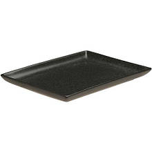 Тарілка прямокутна 18х13 см Porland Seasons Black