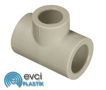 Трійник Evci Plastik 50х25х50 поліпропіленовий
