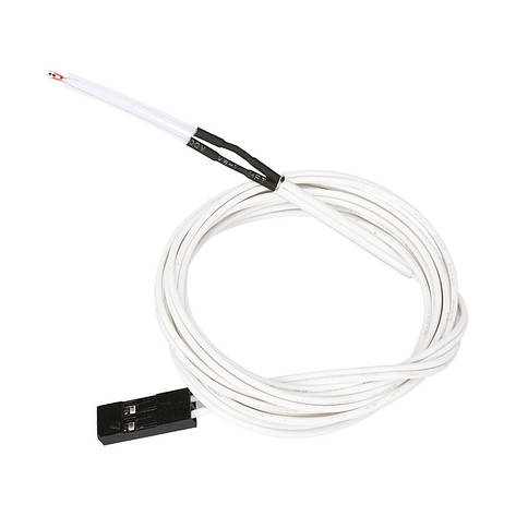 Heat bed thermistor (Thermistor L700 mm Whaite) Термістер платформи з підігрівом, фото 1