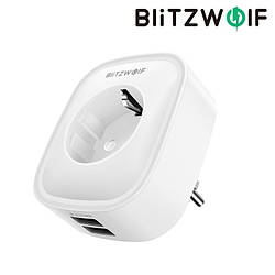 Розумна Wi-Fi-розетка Blitzwolf BW-SHP5 16 А з USB-портами