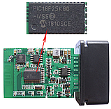 Автосканер ELM327 OBD2 Bluetooth v1.5 чіп PIC18F25K80, фото 3