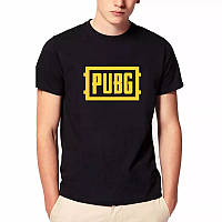 Котоновая футболка XXL 100% хлопок с принтом Playerunknown's Battlegrounds круглая горловина Union PUBG Черный
