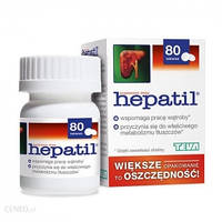 Hepatil — амінокислоти для здоров'я печінки, 80 таб.