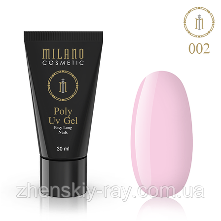 Полігель Milano Poly Gel No 002, 30 мл, фото 1