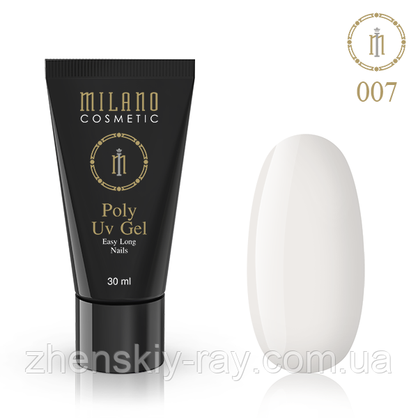 Полігель Milano Poly Gel No 007, 30 прозорий