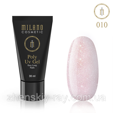 Полігель Milano Poly Gel No 010, 30 мл, фото 1