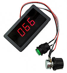 ШІМ контролер. Керування швидкістю двигуна постійного струму з LED і регулюванням 6-30 В 0-8 А