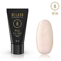 Полигель Milano Poly Gel № 016, 30 мл